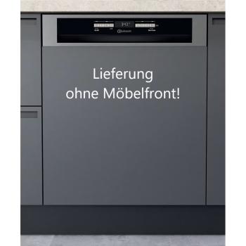 Bauknecht BBO 3O41 PLT - Geschirrspüler, Teilintegriert, Besteckschublade, Edelstahl, 60 cm